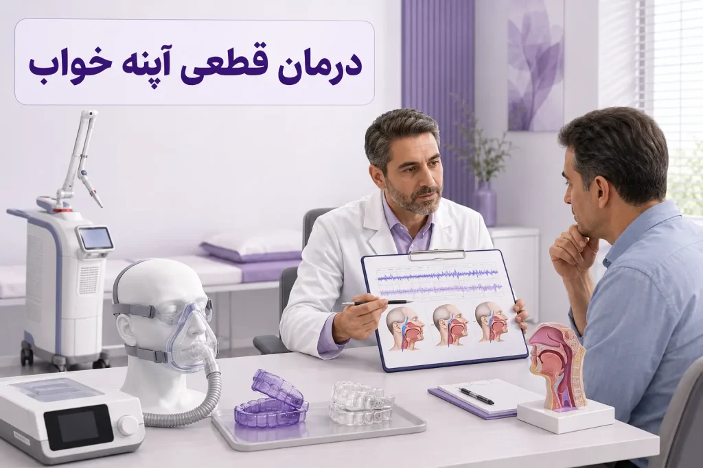 درمان قطعی آپنه خواب؛ بررسی تست خواب، راه هوایی و دستگاه فوتونا