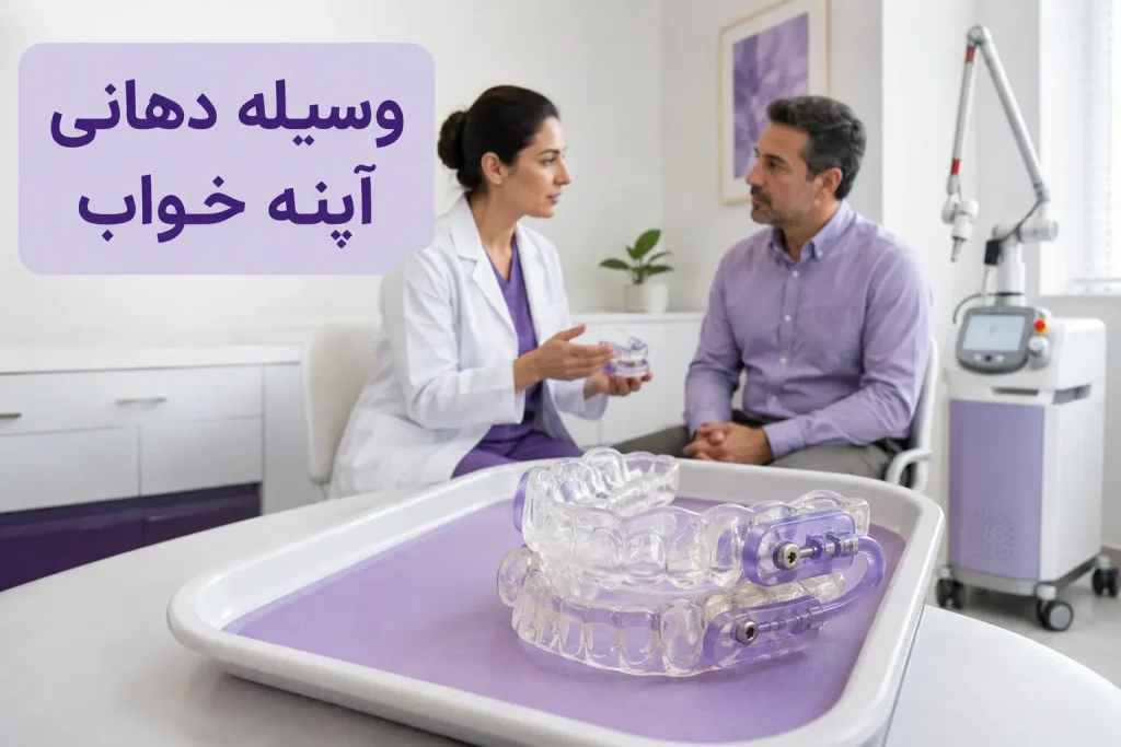 وسیله دهانی آپنه خواب در محیط کلینیکی برای ارزیابی تخصصی