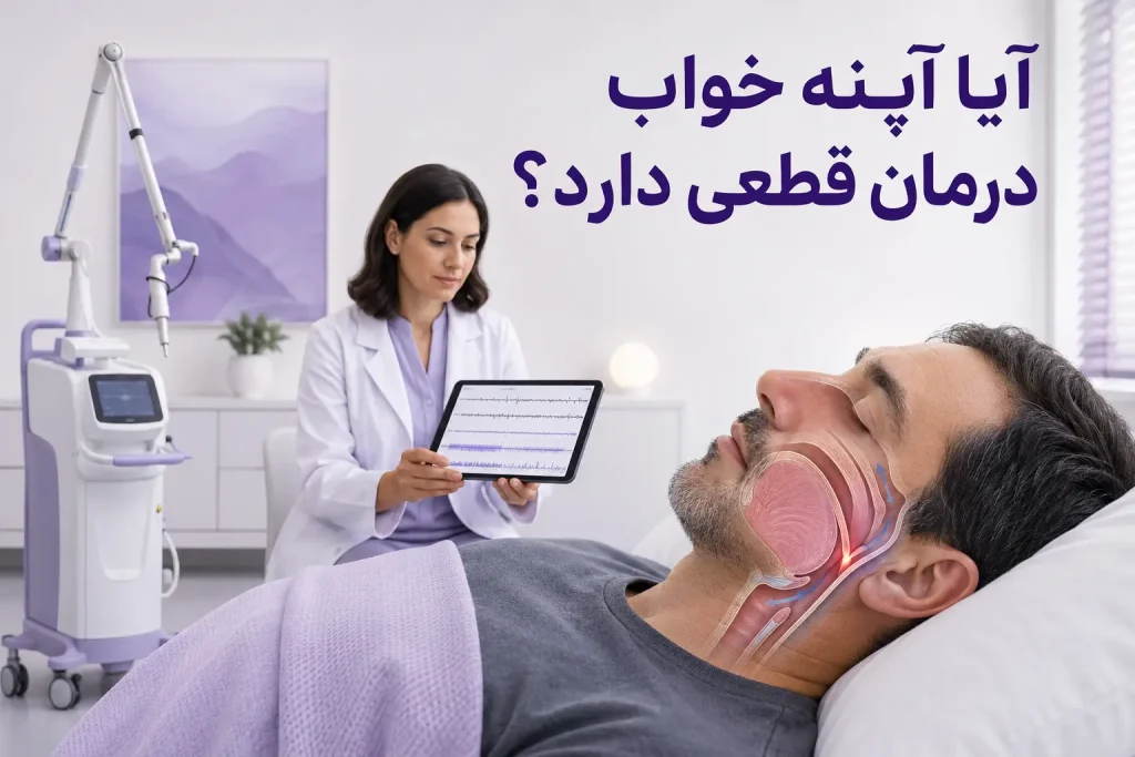 آیا آپنه خواب درمان قطعی دارد؟؛ ارزیابی راه هوایی و انتخاب مسیر درمان
